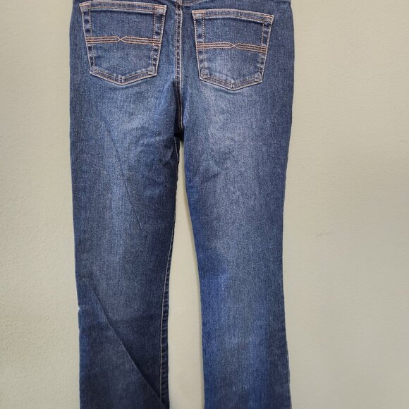 Express Women Stretch Fit & Flair Jeans Made in Italy Size 3/4 - Picture 5 of 5